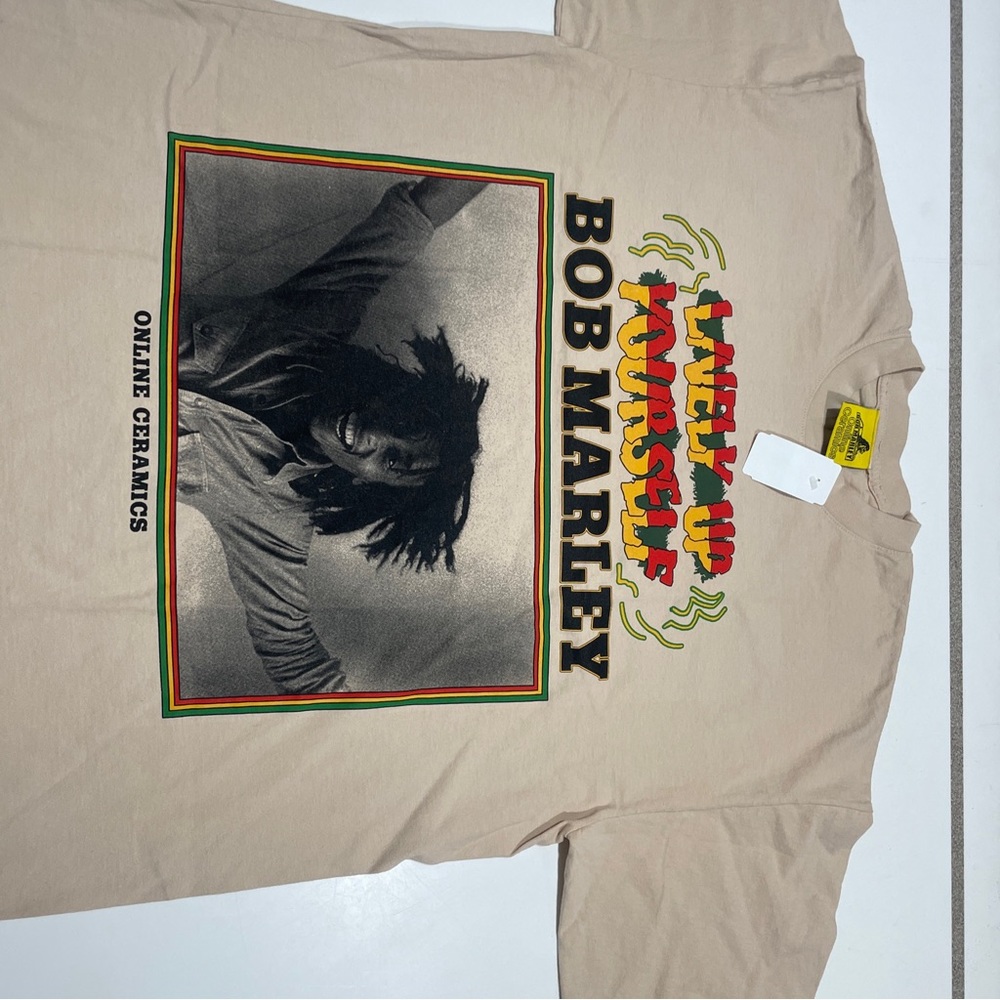 New Online Ceramics X Bob Marley t shirt “lively up yourself” Xl